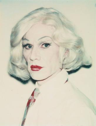 Self Portrait in Drag (blond wig)