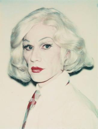 Self Portrait in Drag (blond wig)