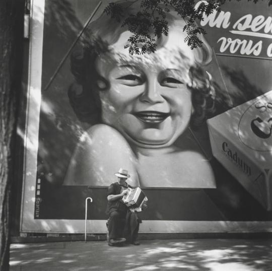 Paris Le Bebe Cadum And Accordionist All Works The Mfah Collections