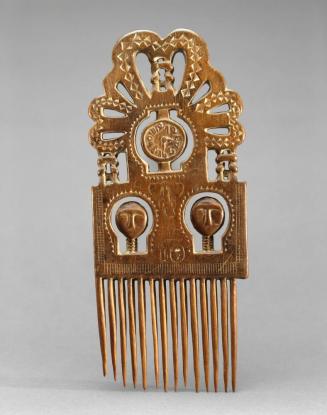 Comb with Hearts and a Watch