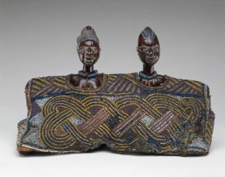 Twin Figures, Ere Ibeji, with Shared Garment