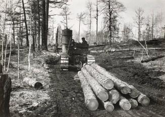 Untitled (Loggers, Tractor)