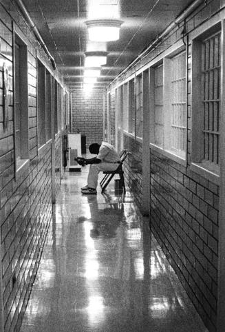 Texas Department of Corrections Man in Hall