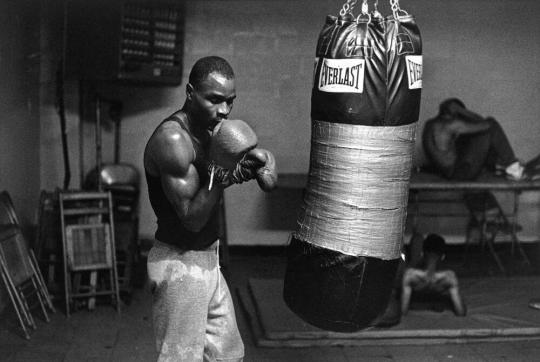 Coach at the New Bed-Stuy Boxing Center, Brooklyn, NY