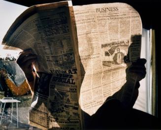 My Father Reading the Newspaper