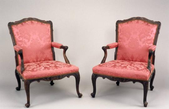 Pair of Library Armchairs