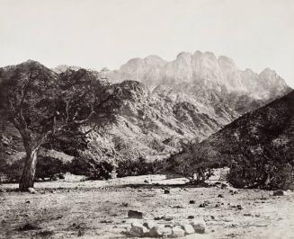 Mount Serbal from the Wadee Feyran, Egypt