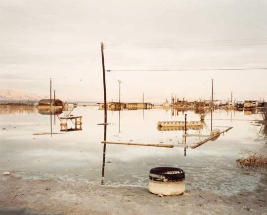 Submerged House Foundation, Salton Sea