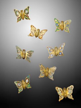 Eight Butterfly Napkin Clips