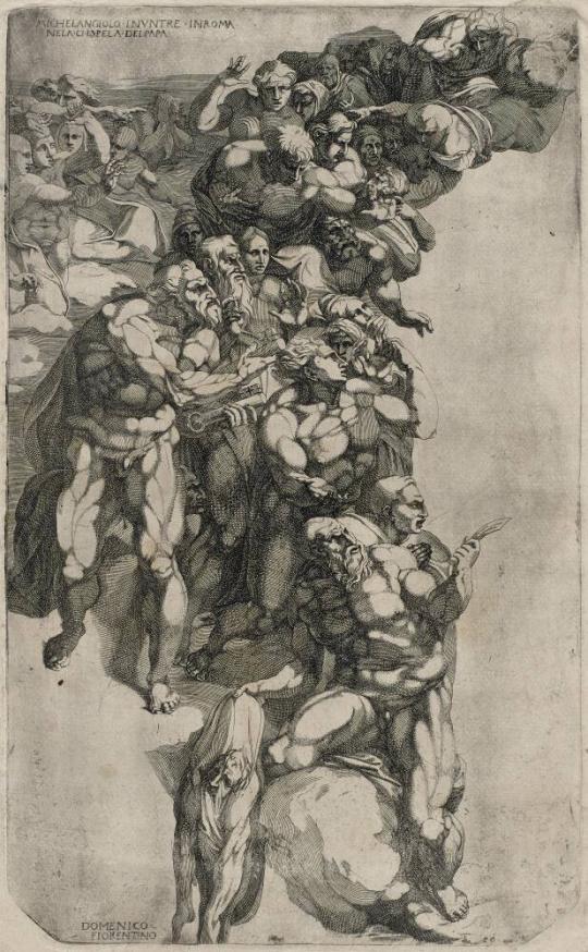Group from Michelangelo's Last Judgment