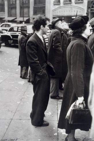 Robert Frank in Pinstripe Suit, New York, N.Y.
