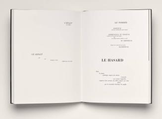 Un Coup de Dés Jamais N'Abolira Le Hasard (A Throw of the Dice Never Will Abolish Chance), Series 53, Volume 1