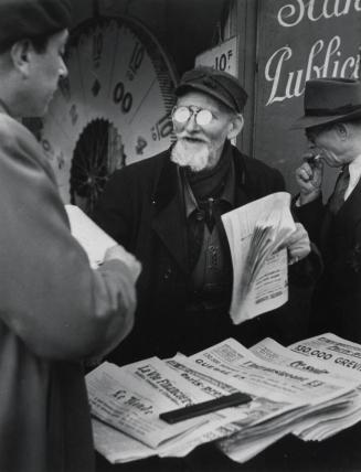 My Newspaper Vendor, Place Denfert-Rochereau, Paris