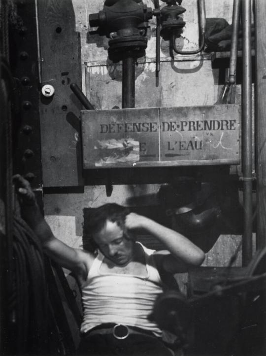 Sleeping Stagehand at the Folies-Bergère, Paris