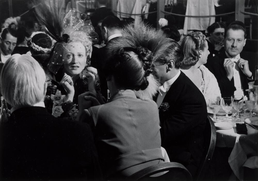 Misia Sert, Antonio Canovas del Castillo, Helena Rubinstein, Gabrielle Coco  Chanel and Serge Lifar at a Party at Helena Rubinstein's Apartment, Ile  Saint-Louis, Paris, July 1938, All Works
