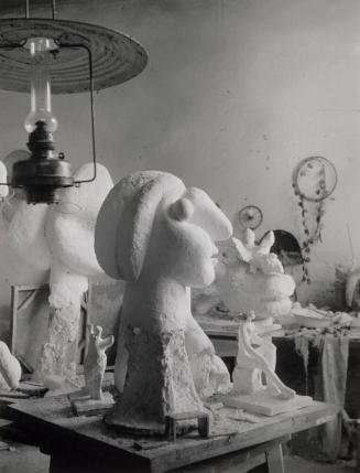 Plaster Heads in Picasso's Studio, Boisgeloup, France