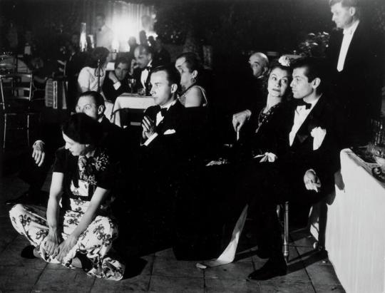 Misia Sert, Antonio Canovas del Castillo, Helena Rubinstein, Gabrielle Coco  Chanel and Serge Lifar at a Party at Helena Rubinstein's Apartment, Ile  Saint-Louis, Paris, July 1938, All Works