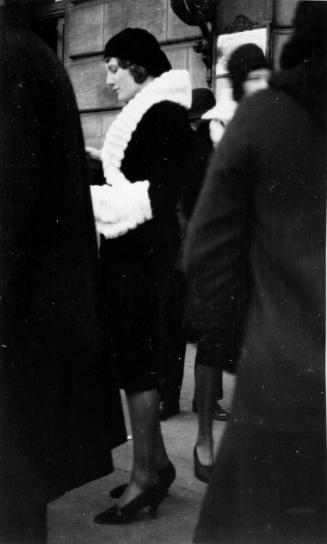 Woman in a Coat with an Ermine Collar, Paris