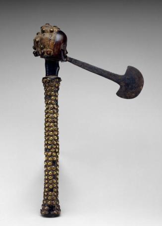 Ceremonial Axe with Human Head