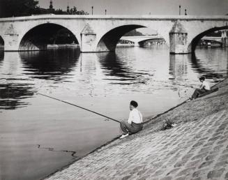 Untitled (View of Seine with Fisherman)