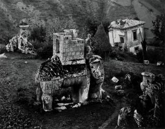 General View with the Elephant Statue, Villa Orsini, Bomarzo, Italy, 1952