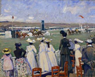 Scene at a Racetrack