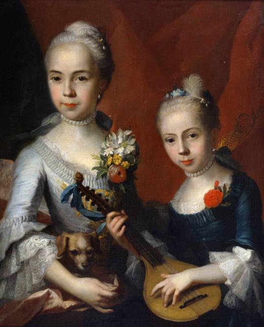 Portrait of Two Girls