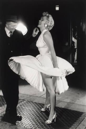 Marilyn Monroe and Billy Wilder, "The Seven Year Itch," New York