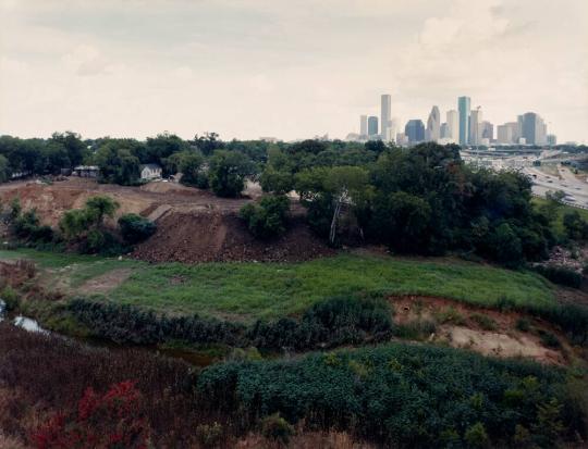 Little White Oak Bayou and Downtown Houston