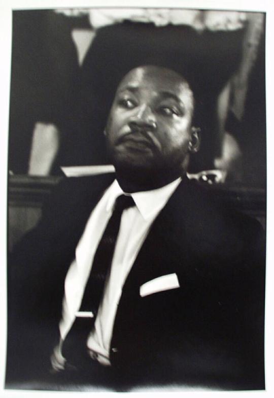 Birmingham, Alabama, 1963, Dr. Martin Luther King Just Before He Spoke at the Funeral of the Four Murdered Girls