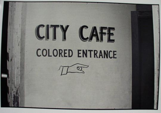 Selma, Alabama, 1963, The Entrance to the City Cafe