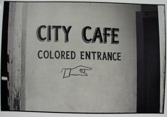 Selma, Alabama, 1963, The Entrance to the City Cafe
