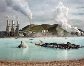 The Blue Lagoon, Svartsengi Geothermal Hot Water Pumping Station, Thorbjörn, Iceland