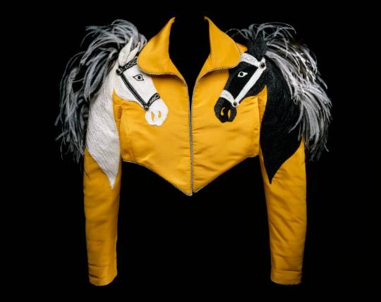 Evening Bolero Jacket with Horse Heads