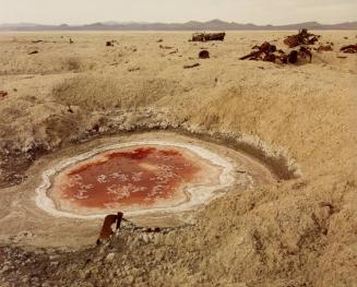 Bomb Crater and Destroyed Convoy, Bravo 20 Bombing Range, Nevada