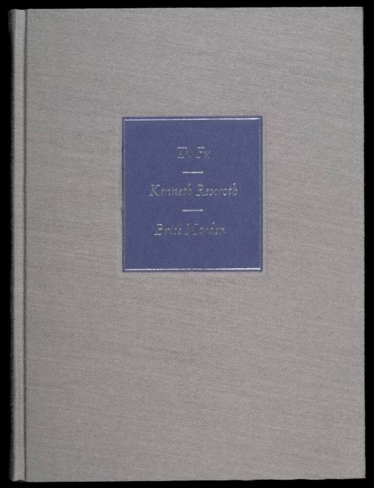 TuFu, Kenneth Rexroth, Brice Marden