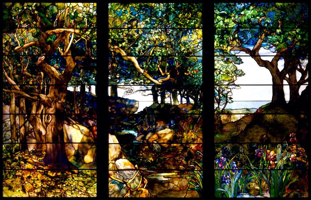 A Wooded Landscape in Three Panels, All Works