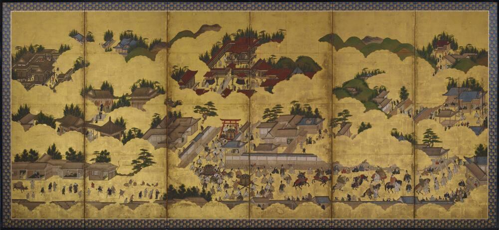 Hie Sanno Sairei-Zu (one of a pair) | All Works | The MFAH Hie Sanno Sairei-Zu (one of a pair) | All Works | The MFAH