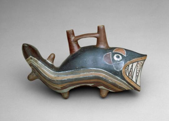 Killer Whale Effigy Vessel