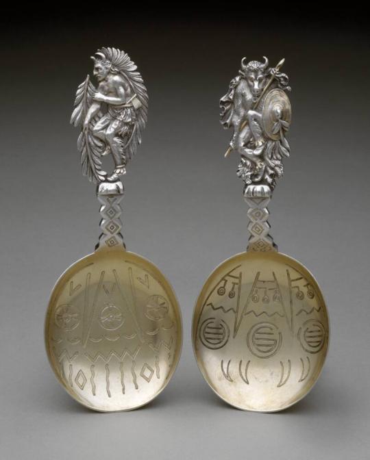 "Eagle Dance" Spoon and "Buffalo Dance" Spoon