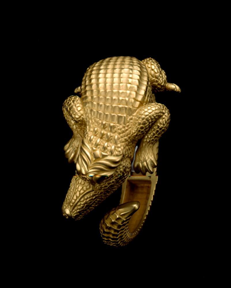 Kieselstein cord hot sale alligator ring