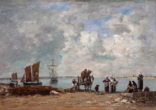 Brittany: Fishermen’s Wives Waiting at the Shore