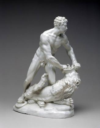 Figure of Hercules and the Nemean Lion