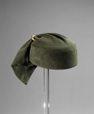 Draped Pillbox Hat