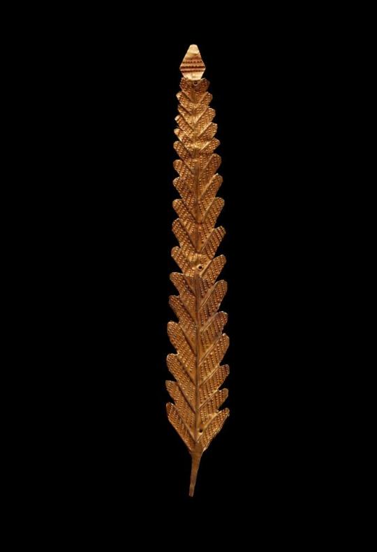 Fern ornament for a headdress