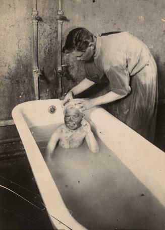 Bathing a Homeless Boy in an Orphanage, Moscow