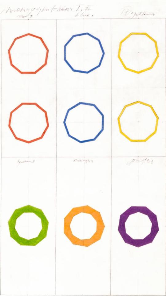 Plan for the Unrealized Second through Twelfth Major Color Properties Cycles: Nonogon Triads 1,2