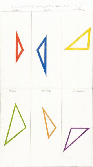 Plan for Second through Twelfth Major Color Properties Cycles: Scalene Triangle Triads 1,2