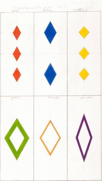 Plan for Second through Twelfth Major Color Properties Cycles: Diamond Triads 1,2
