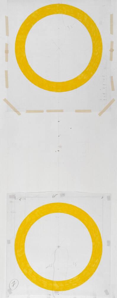 Full scale study for print #3 of The Collinasca Cycle